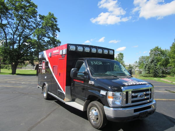 Braun Remount of a 2014 Ford E-450 IU Health- Bedford - Penn Care, Inc.