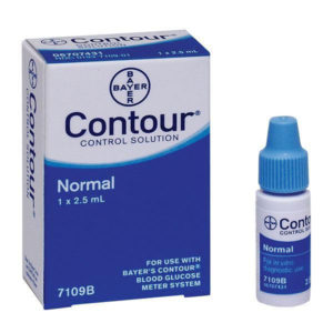 Glucometer, Bayer Contour, Control Solution,