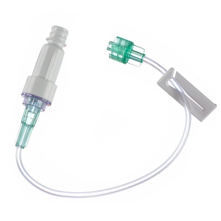 IV Tubing, Extension Set, Small Bore With UltraSite Valve, Male Luer ...