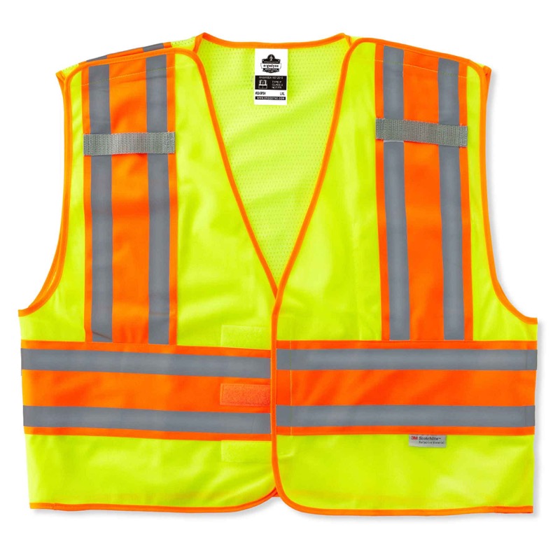 Safety Vest, GloWear 8245PSV Type P Class 2, Breakaway, - Penn Care, Inc.