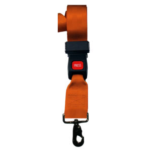 Backboard Strap, 2-Piece Swivel Speed-Clip Auto Buckle 5’ Nylon