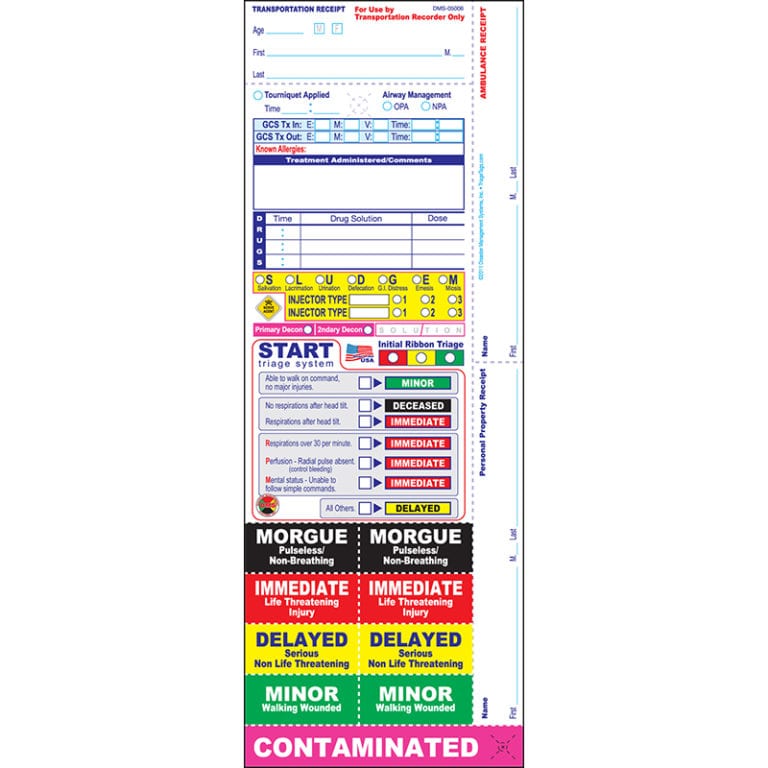 Triage Tags, All Risk™ Synthetic Paper - Penn Care, Inc.