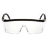 Safety Glasses, Integra, Clear Lens with Black Frame,