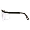 Safety Glasses, Integra, Clear Lens with Black Frame,