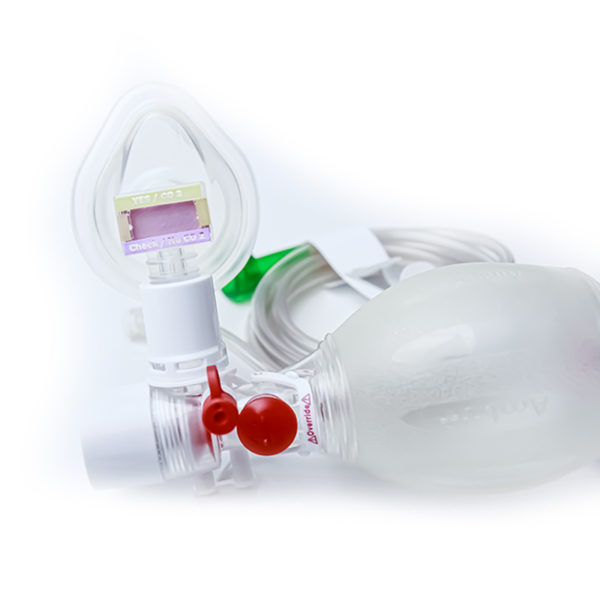 BVM, Ambu SPUR II Infant, Pop-Off Valve, CO2 Detector, - Penn Care, Inc.