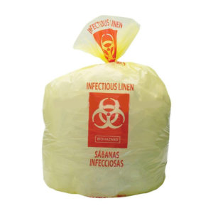 Biohazard Bag, Yellow, Infectious Linen Liner,