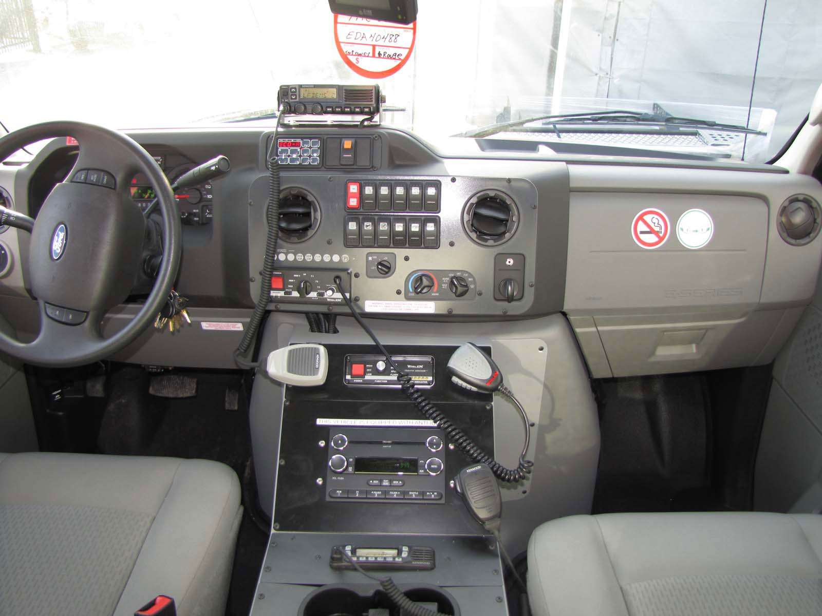 ambulance cab interior