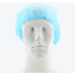 Bouffant Cap, Disposable, 21" Blue,