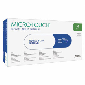 Gloves, MicroFlex Micro-Touch Royal Blue Nitrile,