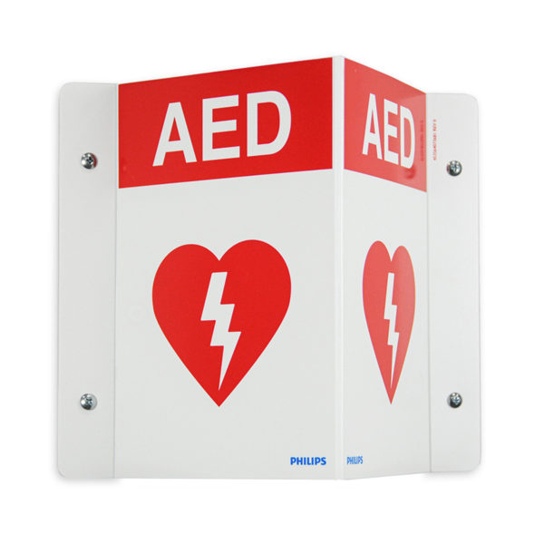 Wall Sign, Philips AED