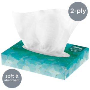 Facial Tissue, Standard 2-PLY Flat Paper,