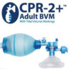 BVM, Mercury Medical, CPR-2+, Oxygen Bag Reservoir, Pop-off, PEEP Valve with Filter, LiteSaver Manometer 0-60cm H2O,