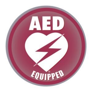 Wall Sign, AED Equipped Facility, Window/Wall Decal