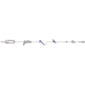 IV Tubing, 2 Site Needleless, 1 Luer Lock, 1 Split-Septum, 92, 10 Drop - -  each