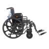 Wheelchair, Dynarex Bari+Max, Tool Free Adjustable and Detachable Arms,