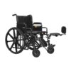 Wheelchair, Dynarex Bari+Max, Tool Free Adjustable and Detachable Arms,