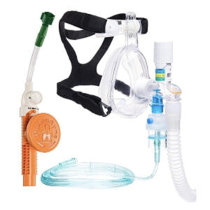 CPAP, Pulmodyne, O2-MAX BiTrac ED Mask Trio System, 3-SET Valve, Expandable Tubing, Filter,