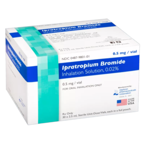 Atrovent, Ipratropium Bromide, 0.5mG/2.5mL,