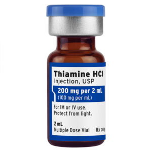 Thiamine HCL 100mg/mL Injection 2mL Vial,