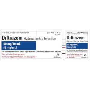 Diltiazem Injection, 50mg/10mL