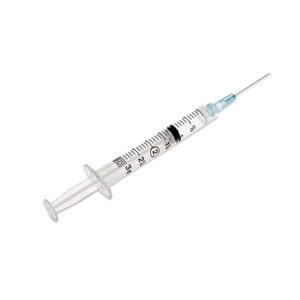 Syringe, BD, 3mL Luer-Lok with 25g x 1" Needle,