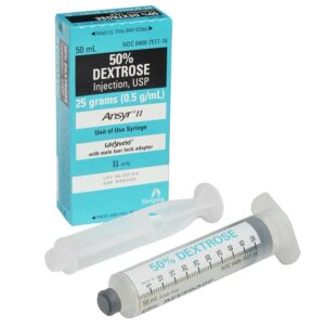 Dextrose, 50% Injection, 50mL, PFS,