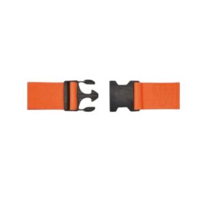 Backboard/Cot Strap, Ferno, 2-Piece Loop Lock Plastic Side Buckle, 5', Polypropylene,