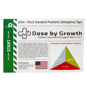 Pediatric Dosing Tape, Dose by Growth PALS Pediatric Emergency Tape,